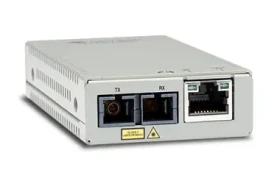 Allied Telesis / Mediakonvertor / 10/100TX na 100FX (SC) / Single-mode / 1x RJ-45 / sivá (AT-MMC200LX/SC-960)