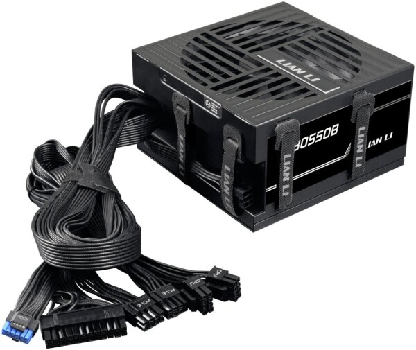 Lian Li RB Series 80 PLUS Bronze Zasilacz, półmodularny, ATX 3.1 - 550 Watt, Čierny
