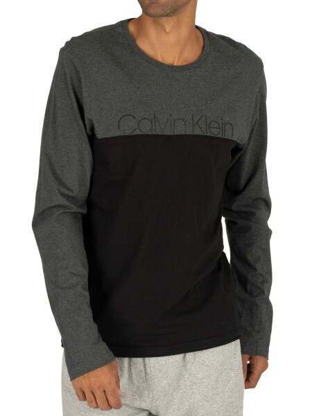 Pánske tričko NM1581E-038 šedá Calvin Klein šedá