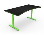 AROZZI ARENA Gaming Desk herný stôl čiernozelený / D: 160cm / Š: 71-82cm / V: 71-81cm (ARENA-GREEN)