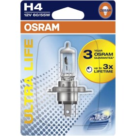 OSRAM 64193ULT-01B halogénová žiarovka Ultra Life H4 55/60 W 12 V; 64193ULT-01B