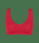 Podprsenka bez kostíc sloggi ZERO Feel 2.0 Bralette červená – SLOGGI SHANGHAI RED L