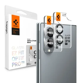 Spigen Optik Pro EZ Fit čierna pre Samsung Galaxy Z Fold8 / Ochranné sklo objektívu / 9H tvrdené sklo / 2 ks (AGL11944)
