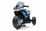 Mamido Mamido Detská elektrická motorka BMW HP4 2x45W | EKO koža modrá