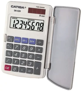 Catiga 029 / Kalkulačka vreckový / 8miestny displej / solárne a batérie