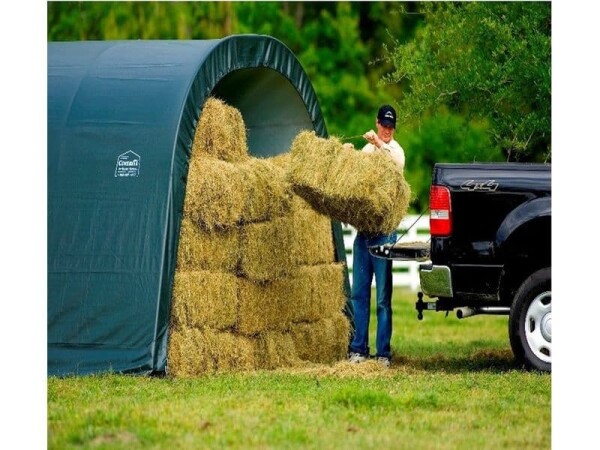 Plachtový prístrešok – ShelterLogic Run-In-Shed 4 × 6,1 m