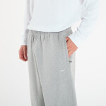 Mikina Nike Solo Swoosh Men's Cuffed Fleece Pants Dk Grey Heather/ Lt Smoke Grey/ White XXL