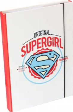 Presco Group Dosky na školské zošity A4 Supergirl / 23x32x3 cm (A-4472)