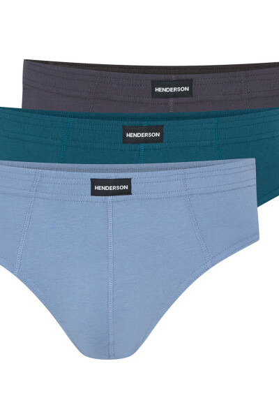 KLASICKÉ NOHAVIČKY 3P 1446 K670 AW 25 modrozelená XXL