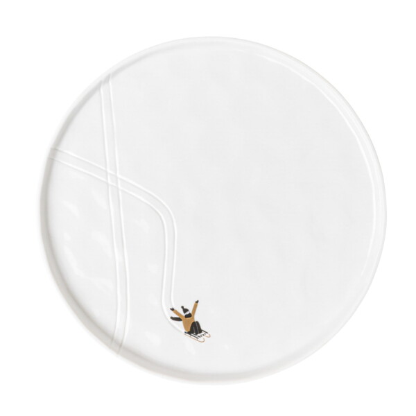 Räder Porcelánový tanieer Sledging 22 cm