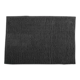 MSV Kúpeľňová predložka CHENILLE tmavo šedá / Mikrovlákno / Protišmyková / 40 x 60 cm