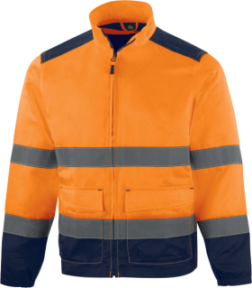 Reflexná pracovná bunda Delta Plus M1VE2HV Farba: Oranžová, Veľkosť: 3XL (M1VE2HVOR3X)