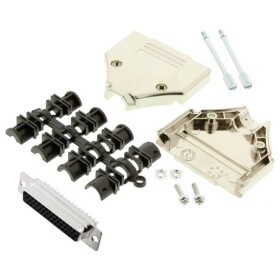 MH Connectors MHDTPK25HD44FS-K sada D-SUB zásuvková lišta 180 ° Pólov: 25 spájkovaný 1 ks; MHDTPK25HD44FS-K