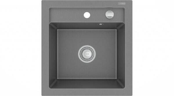 MEXEN MEXEN - Vito granitový drez 1 520x490 mm, sivá 6503521000-71