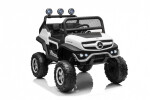 Mamido Detské elektrické autíčko Buggy Mercedes-Benz Unimog 4x4 biele