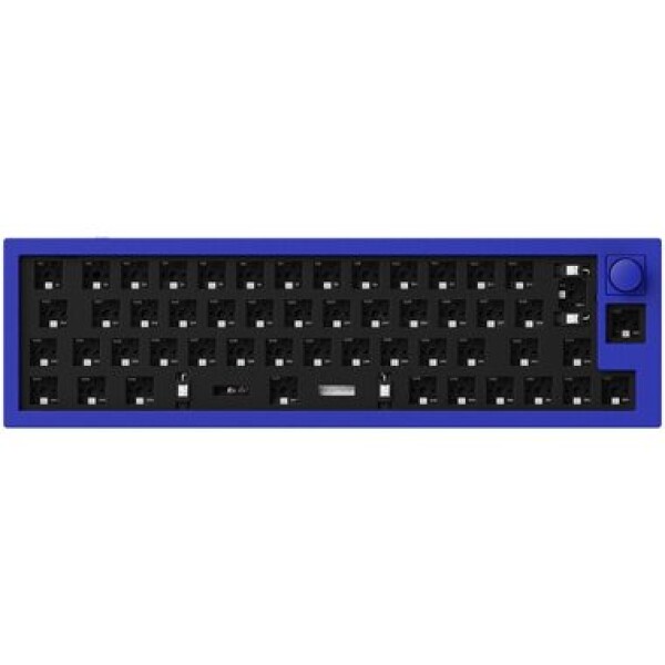 Keychron Q9 Barebone ISO Knob modrá / Hliníkové telo klávesnice / RGB / bez kláves (Q9-F3)