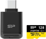 Silicon Power Silicon Power memory card microSDXC 128GB Inspire + card reader