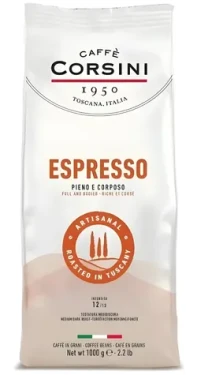 Caffe Corsini Espresso 1 kg / Zrnková káva (8001684927371)