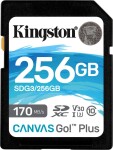 Kingston Canvas Go! Plus SDXC 256 GB Class 10 UHS-I/U3 V30 (SDG3/256GB)