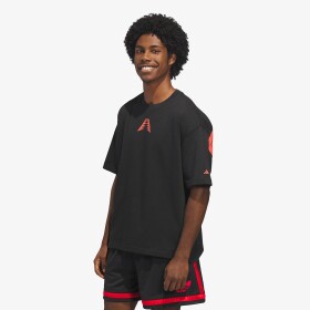 Tričko adidas Anthony Edwards Believe That T-Shirt Black/ Solar Red XL