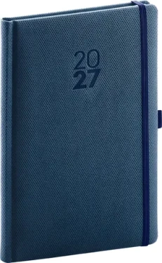 NOTIQUE Diamante 2027 modrý / Týždenný diár / 15 × 21 cm