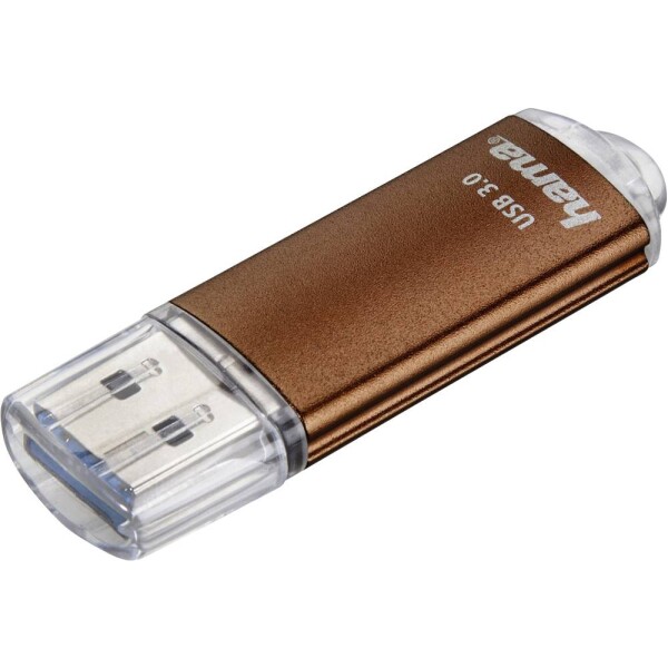 HAMA Flash Pen Laeta 16 GB hnedá / Flash disk / USB-A 3.0 / čítanie: až 70 MBs (124002)