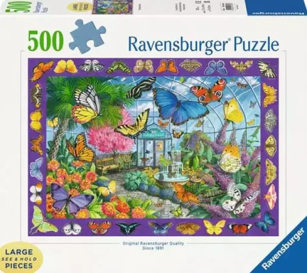 Ravensburger Puzzle Pavilón motýľov XXL