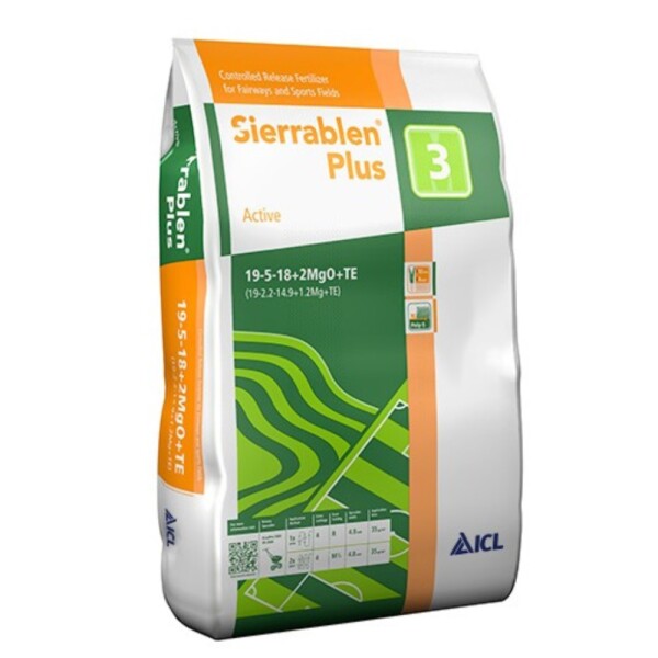 ICL Sierrablen Plus Active trávnikové hnojivo 25 kg