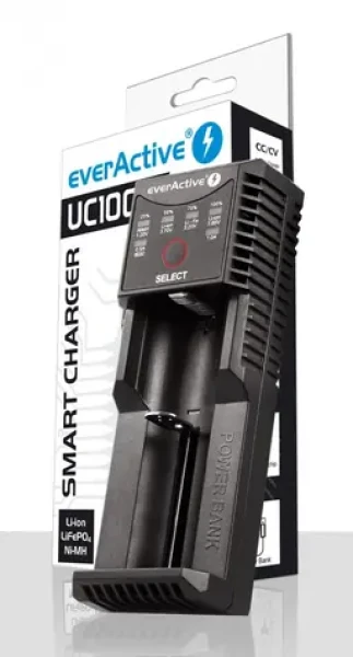 UC-100C nabíjačka batérií Li- ION a Ni-MH s funkciou powerbanky / Nabíjačka batérií (UC100C)