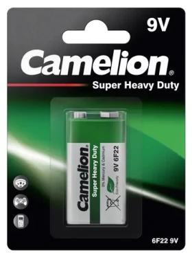 Camelion Super Heavy Duty 9V (6F22) zelená / Batéria / 1 ks (10000122)
