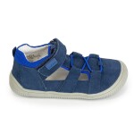 Chlapčenské sandále Barefoot KENDY DENIM, Protetika, tmavomodrá - 21