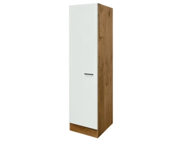 Vysoká kuchynská skriňa Avila, dub lancelot / krémová, šírka 50 cm%
