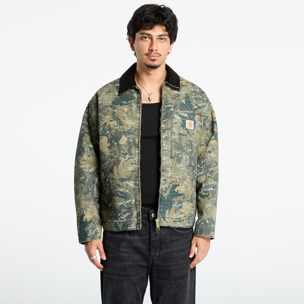 Bunda Carhartt WIP OG Detroit Jacket Camo UNISEX Combi/ Green/ Black Stone Washed M