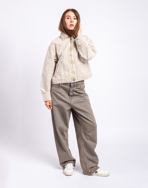Carhartt WIP W' Emery Jacket Dusty H Brown/ Dusty H Brown chalk wash S