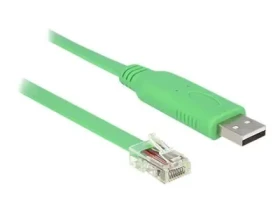 DeLock 62960 zelená / Adaptér / USB 2.0 Typ-A na RS-232 RJ45 / FTDI FT232RL / pre konzoly Cisco (62960)