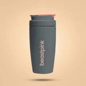 Termohrnček 500 ml Grey - BeastPink (sivá) (86371-1-single_variant)