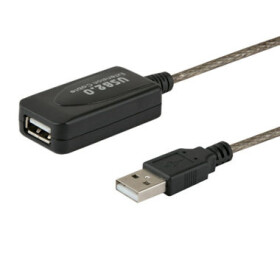 SAVIO CL-76 Kábel predlžovací USB-A M/F čierna 5m (KABSAVUSB0008)