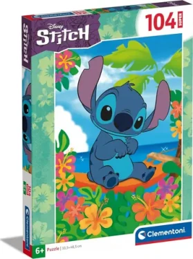Clementoni PUZZLE Stitch: V hojdacej sieti