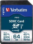 Verbatim Pro SDXC 64 GB Class 10 UHS-I/U3 (47022)