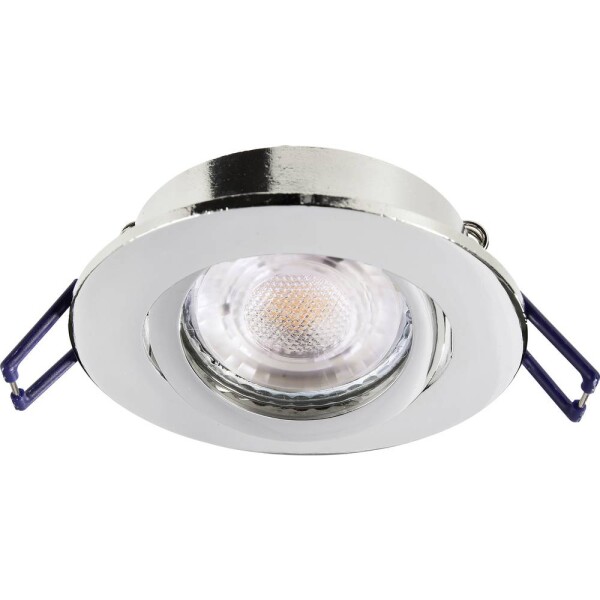 Deko Light Samsola, rund, glänzend, Silber 110041 stropná lampa strieborná (lesklá); 110041