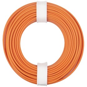 Donau Elektronik 150-017 opletenie / lanko, 1 x 0.50 mm², oranžová, 10 m; 150-017