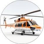 Jedlý papier helikoptéra žltá 19,5 cm - Pictu Hap - Pictu Hap