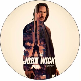 Jedlý papier John Wick — minimalizmus, 19,5 cm - Pictu Hap