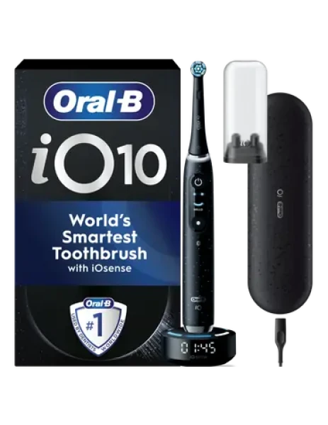 Oral-B iO Series 10 Cosmic Black Booster / Elektrická zubná kefka / magnetické iO / 7 režimov / časovač (iO10 Cosmic Black)
