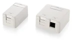 Equip Zásuvka pod omietku 1- Port biela / Zásuvka pod omietku / Keystone / RJ-45 / netienená (125121)