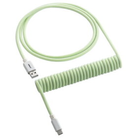 CableMod Classic Coiled Keyboard Cable USB-C - USB-A 1.5m Lime Sorbet / Kábel pre klávesnicu (CM-CKCA-CW-LGW150LGW-R)