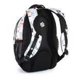 Školský batoh Bagmaster Supernova 21 A White/black/orange/green