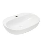 Umývadlo na dosku, závesné SAT Infinitio 60x40,5 cm otvor pre batériu uprostred SATINF60402 SATINF60402