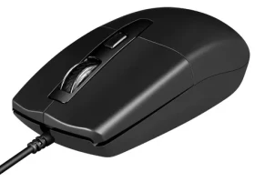 I010 Rook čierna / Myš / drôtová / optická / 1600 DPI / USB / kábel 1,8 m (IMOF010)