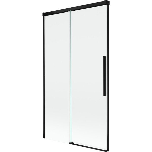 MEXEN/S - Rox vaňová zástena 2-krídlová posuvná 100 x 150, transparent, čierna 8C9-100-001-70-00